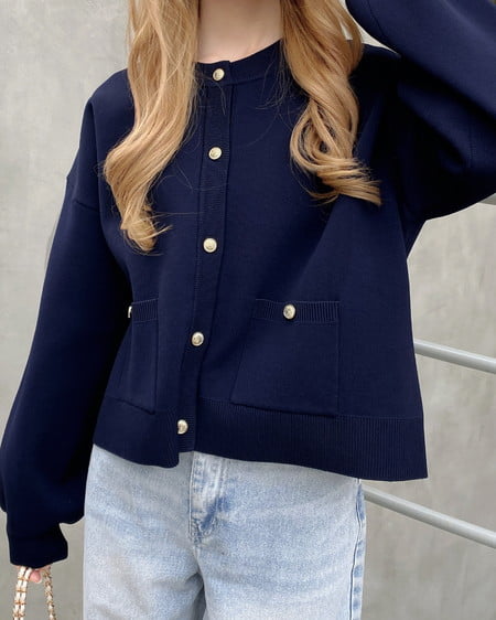 スポンディッシュニットカーディガン