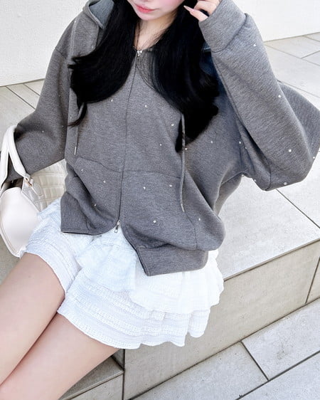 INGNI（イング） レースフリルスカパン ｵﾌﾎﾜｲﾄ