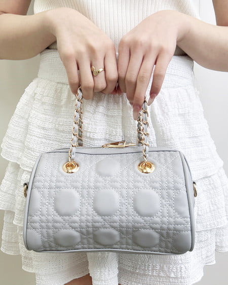 INGNI（イング） キルティングチェーンボストンバッグ ｻｯｸｽ