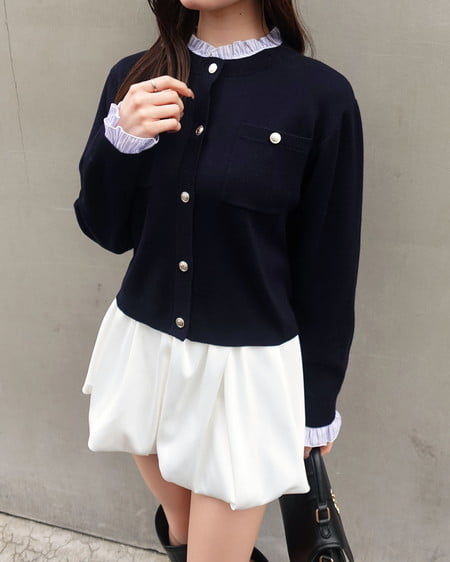 INGNI（イング） サテンバルーンスカパン ｵﾌﾎﾜｲﾄ