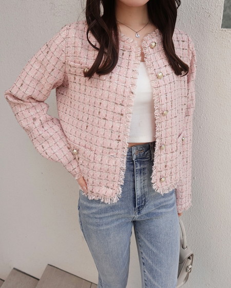 【INGNI SOELA】新作 ツイードジャケット