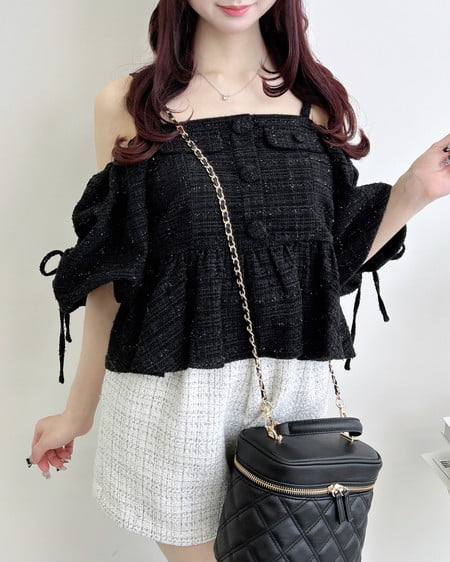 INGNI（イング） キルティングバニティショルダーバッグ ｸﾛ