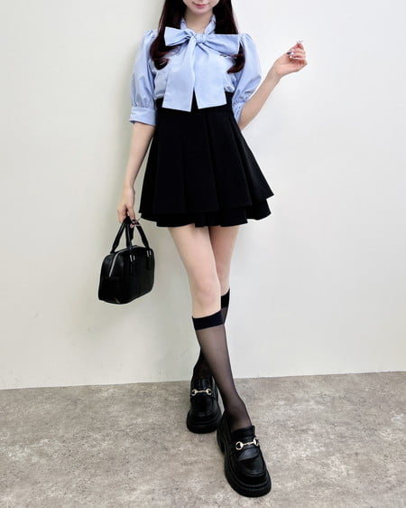 INGNI（イング） 厚底ビットローファー ｸﾛ