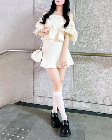 INGNI（イング） 厚底ビットローファー ｸﾛ