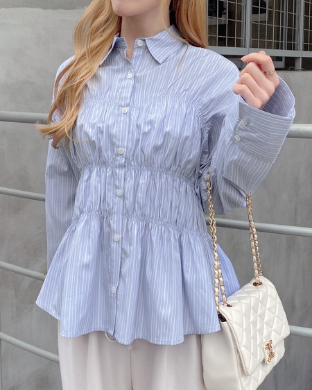 INGNI(イング) 【WEB限定】シャーリングビスチェシャツ