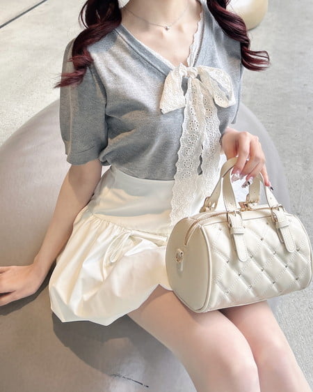 INGNI（イング） キルティングチェーンボストンバッグ ｱｲﾎﾞﾘｰ