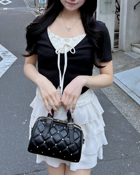 INGNI（イング） シアーフリルミニスカパン ｵﾌﾎﾜｲﾄ