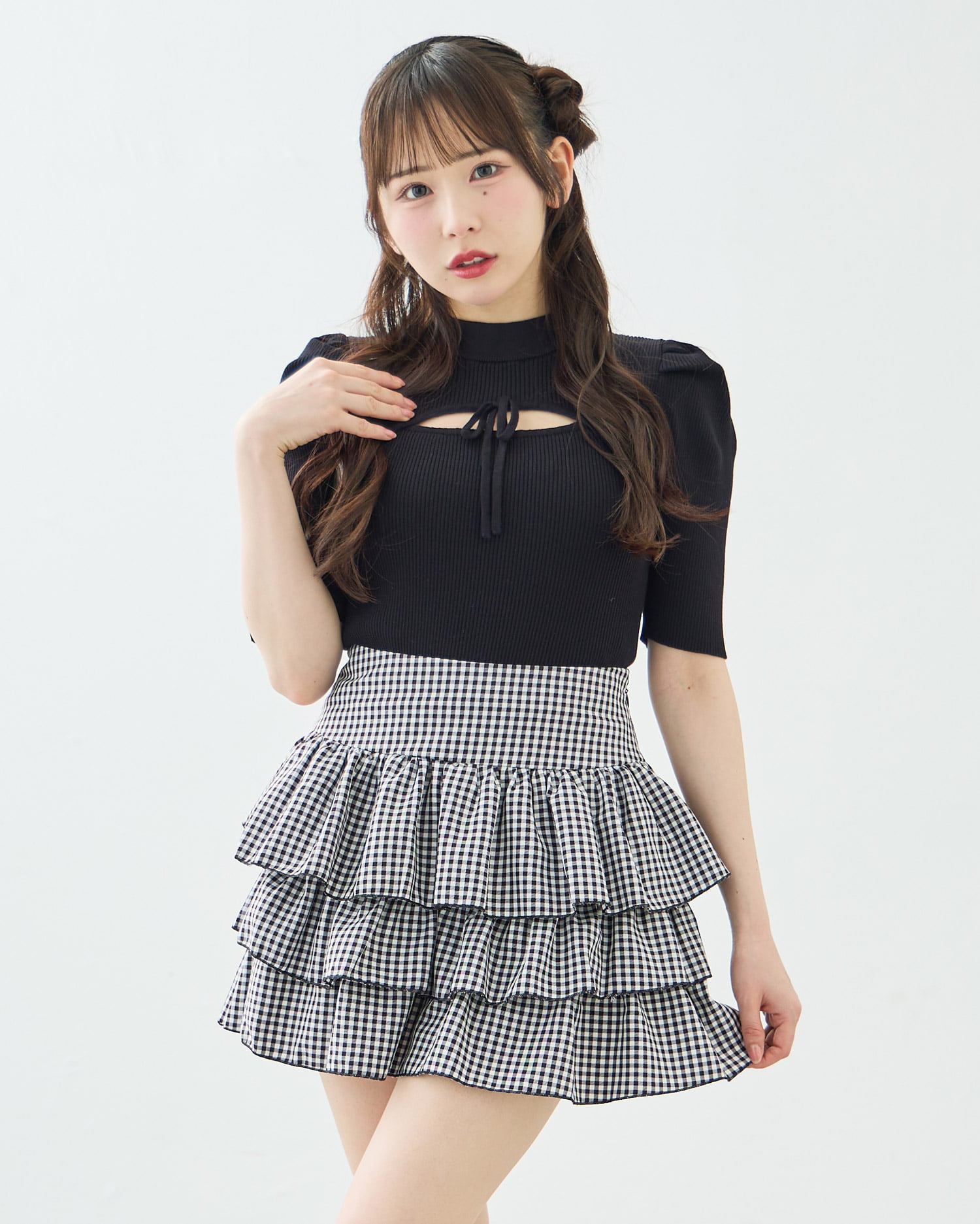 アソート柄フリルスカパン