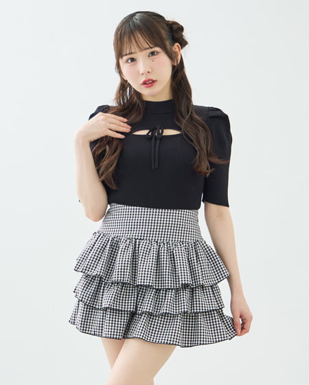 INGNI(イング) アソート柄フリルスカパン