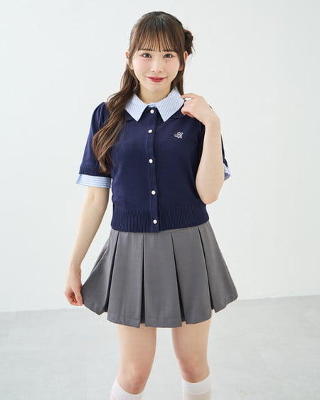 INGNI（イング） プリーツスカパン(セットアップ対応) ｸﾞﾚｰ