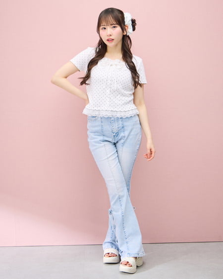 INGNI（イング） キルトビジューサンダル ｱｲﾎﾞﾘｰ