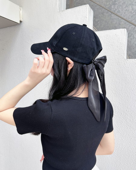 バックリボンキャップ