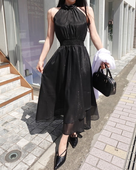 INGNI(イング) 【INGNI SOELA】ラメシアーアメスリワンピース