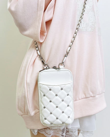 キルティングビジューマルチショルダーバッグ