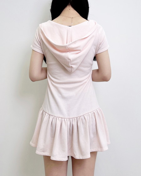 INGNI（イング） スウェットフリルミニワンピース ﾗｲﾄﾋﾟﾝｸ