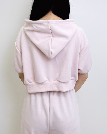 INGNI（イング） ラメジップパーカー＋パンツ／セットアップ ﾋﾟﾝｸ