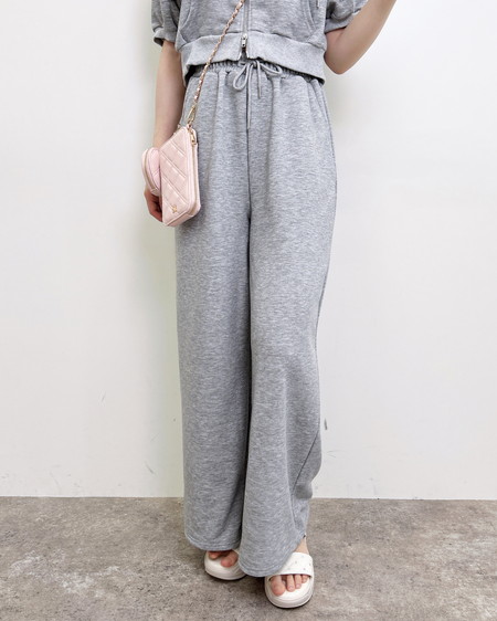 INGNI（イング） ラメジップパーカー＋パンツ／セットアップ ｸﾞﾚｰ