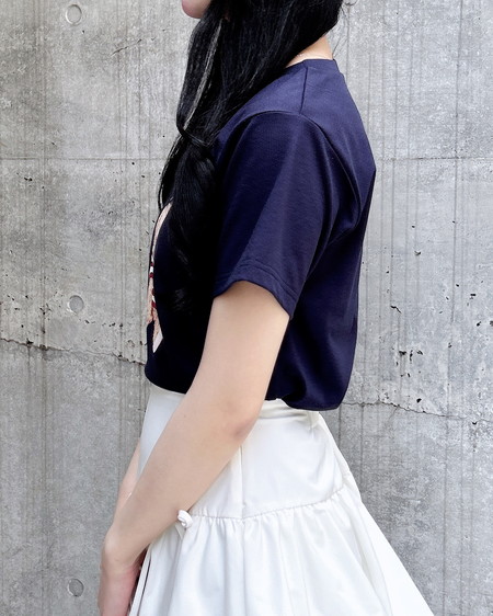 INGNI（イング） 刺繍ロゴくまプリントTシャツ ｺﾝ