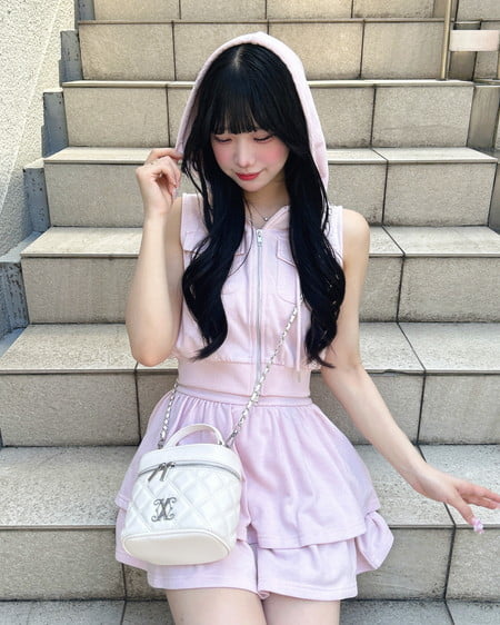 INGNI（イング） キルティングミニバニティショルダーバッグ ｵﾌﾎﾜｲﾄ