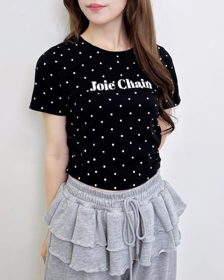 フロッキーロゴドットTシャツ