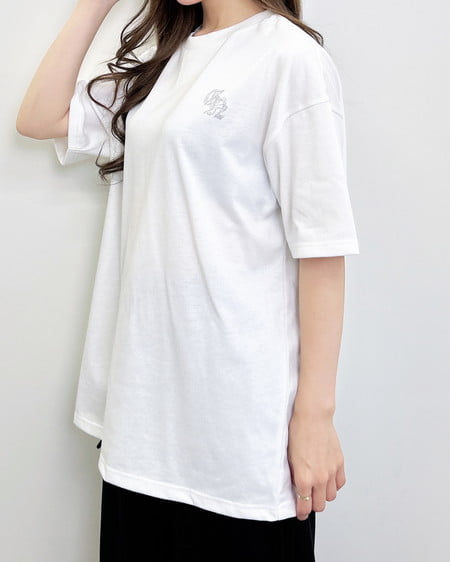 INGNI(イング) バックロゴラメチュニックTシャツ オフホワイト