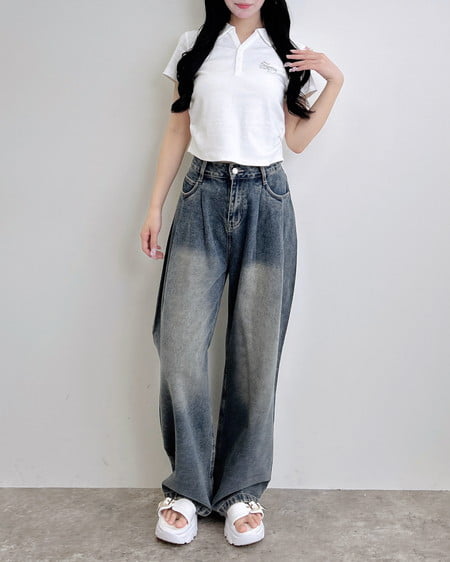 INGNI（イング） スキッパーポロネックラメリブトップス ｵﾌﾎﾜｲﾄ