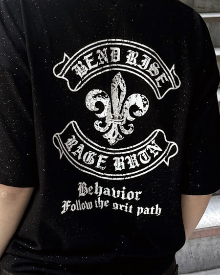 INGNI（イング） バックラインストーンロゴチュニックTシャツ ｸﾛ