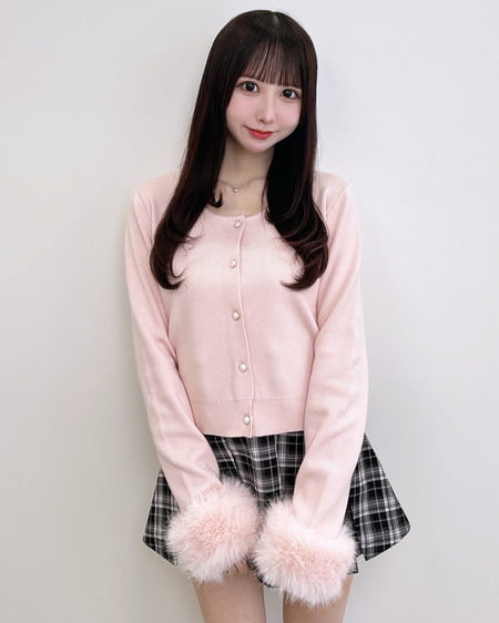 【今だけ早割／WEB限定】袖エコファーニットカーディガン