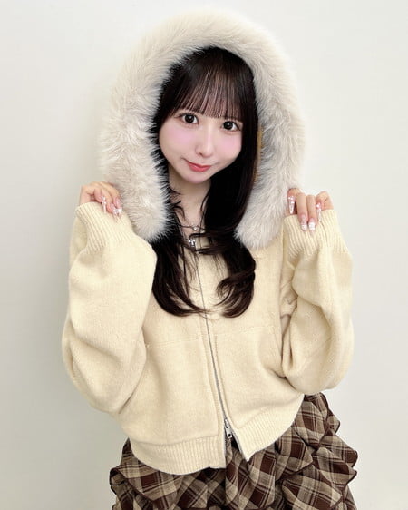 【リバイバル／WEB限定】エコファー付ニットパーカー