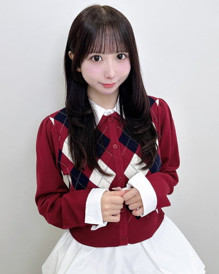 【WEB限定】アーガイルシャツドッキングレイヤードニット