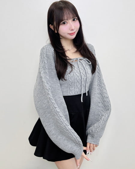 【WEB限定／今だけ早割】ケーブルボレロニット＋キャミアンサンブル