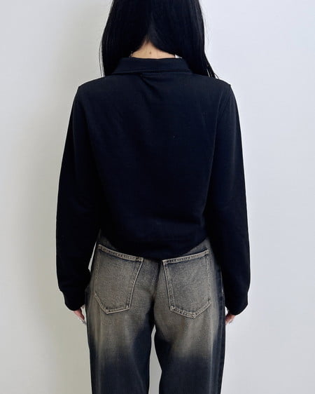 INGNI(イング) Wジップナポレオンスウェットトップス クロ