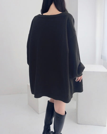 INGNI（イング） ミニニットワンピース＋ニットカーディガンアンサンブル ｸﾛ