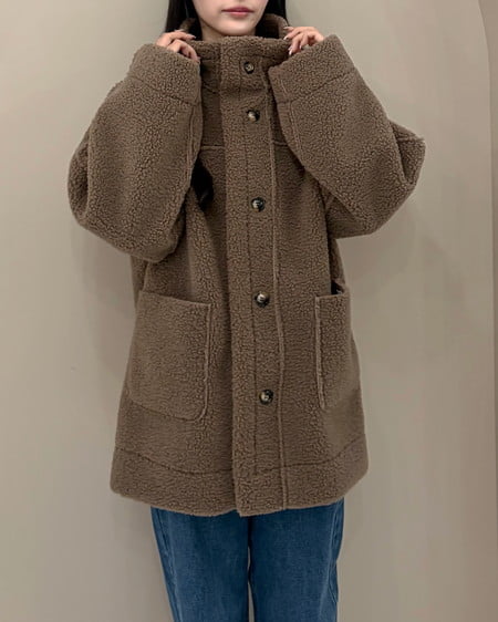 INGNI（イング） リバーシブルボアムートンコート ﾓｶ