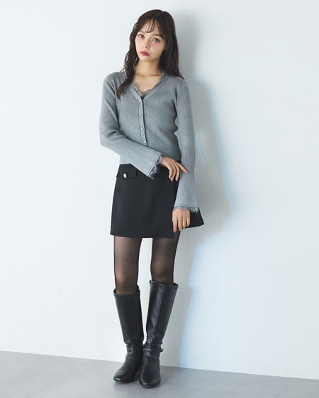 【SOELA】ビット付スカート