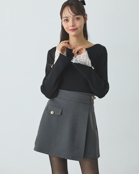 【SOELA】ビット付スカート