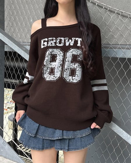 【10／21 2時までの限定価格】ナンバリングワンショルニット