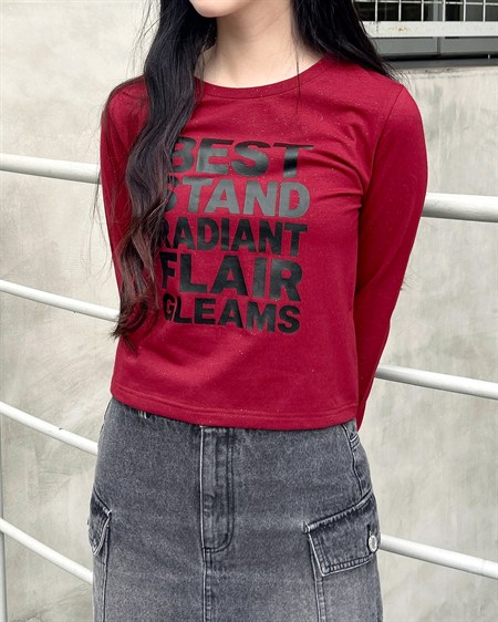 【10／28 2時までの限定価格】メッセージロゴラメロングTシャツ