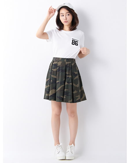 INGNI（イング） BACKナンバリング／Tシャツ ｵﾌﾎﾜｲﾄ