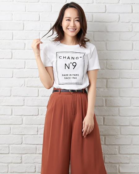 INGNI(イング) No9／Tシャツ ｵﾌﾎﾜｲﾄ