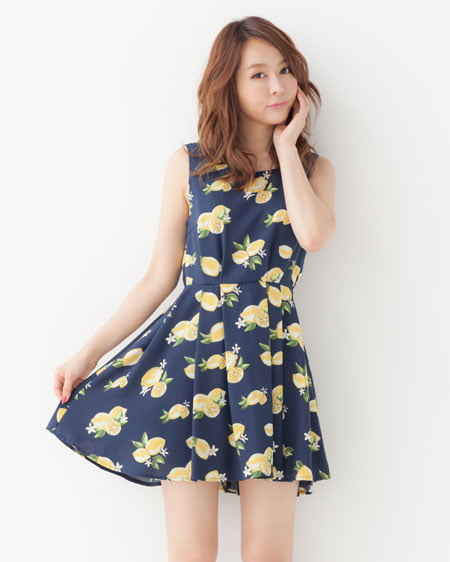 レモン柄F＆F／ワンピース｜INGNI(イング) 公式通販｜INGNI STORE