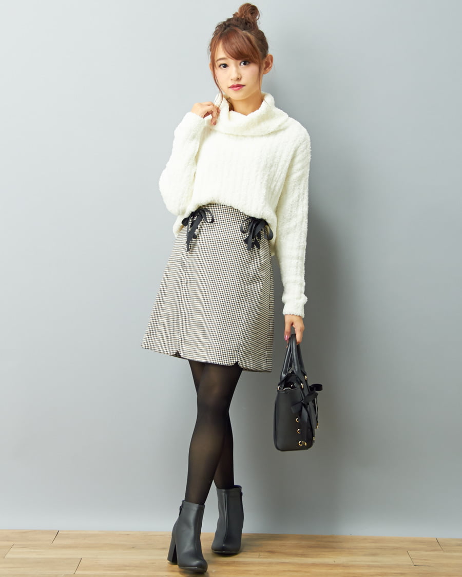 フェザー装飾ニット｜allamanda(アラマンダ) 公式通販｜INGNI STORE