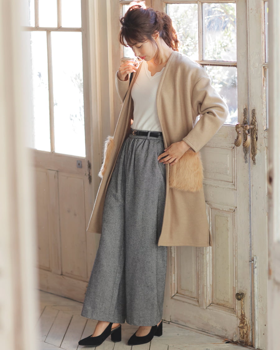 ポケットファーコーディガン｜INGNI(イング) 公式通販｜INGNI STORE