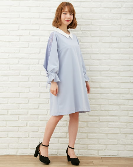 INGNI（イング） スカラップパンプス ｸﾛ