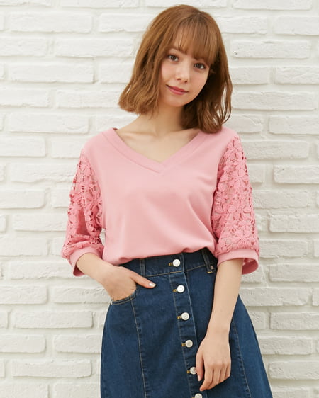 ANAYI｜フラワーチュールレース ブラウス | Rakuten Fashion