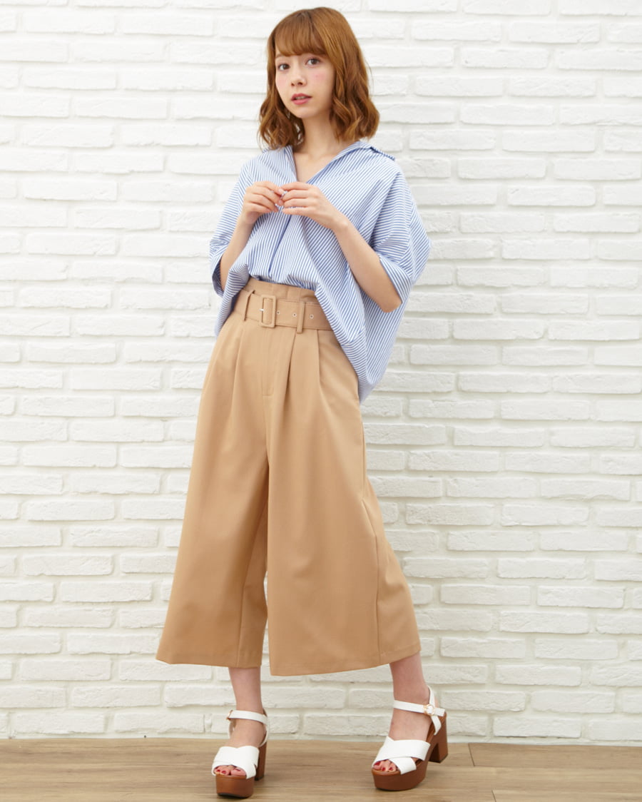 ガウチョ／パンツ・ベルト付｜INGNI(イング) 公式通販｜INGNI STORE