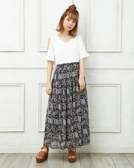 ペイズリー柄 ロングスカート Ingni イング 公式通販 Ingni Store