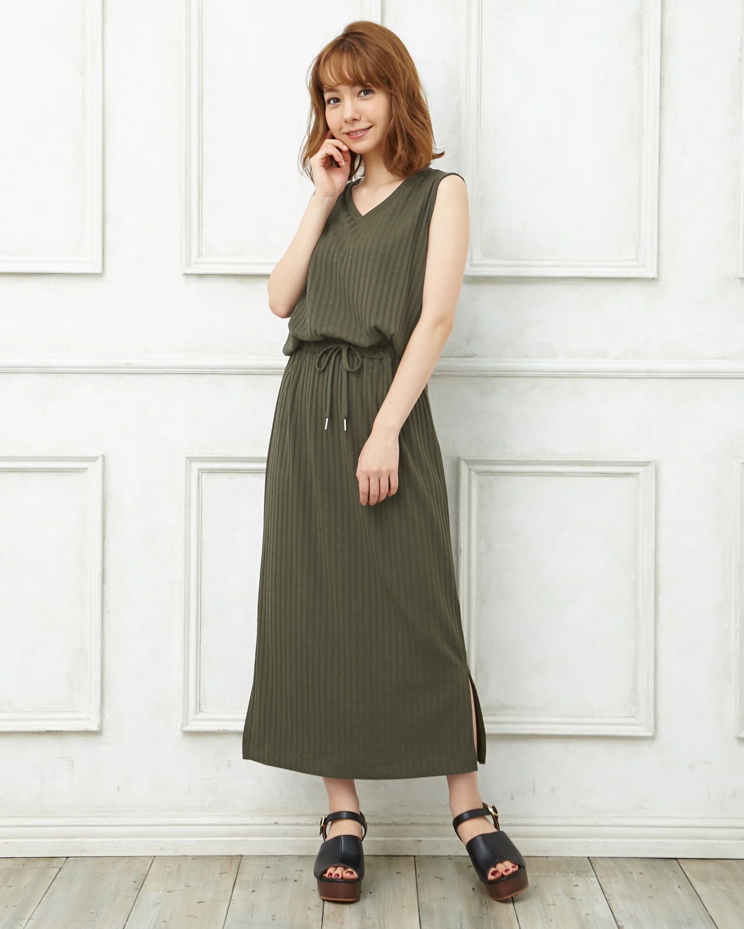 ワイドリブ ロングワンピース Ingni イング 公式通販 Ingni Store