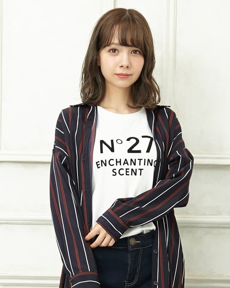 INGNI(イング) No27／Tシャツ ｵﾌﾎﾜｲﾄ