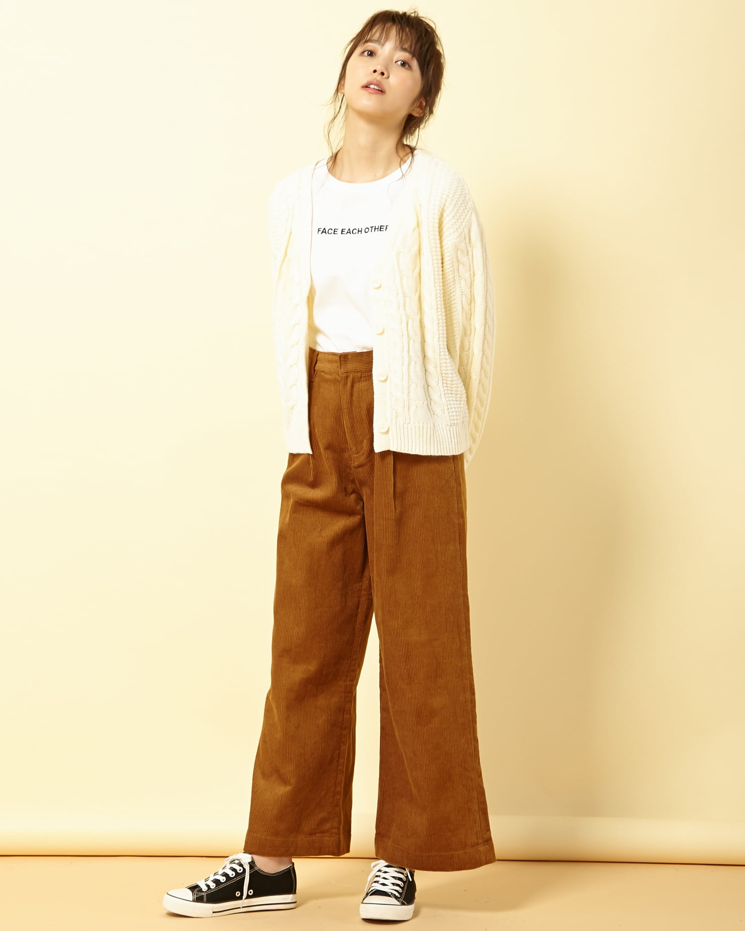 コーデュロイタックワイドパンツ｜INGNI(イング) 公式通販
